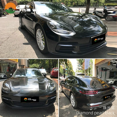 direct car clothing color change Film | Automotive Film - pearlescent-black