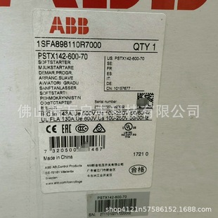 Pstx142-600-70 Abb Soft Starter Brand New Spot Price Negotiation