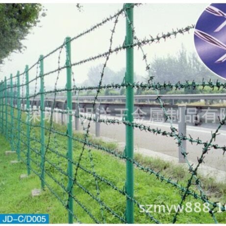 深圳明洋【 厂家现货直供】 镀锌刺绳护栏网 刺绳网 可DZ