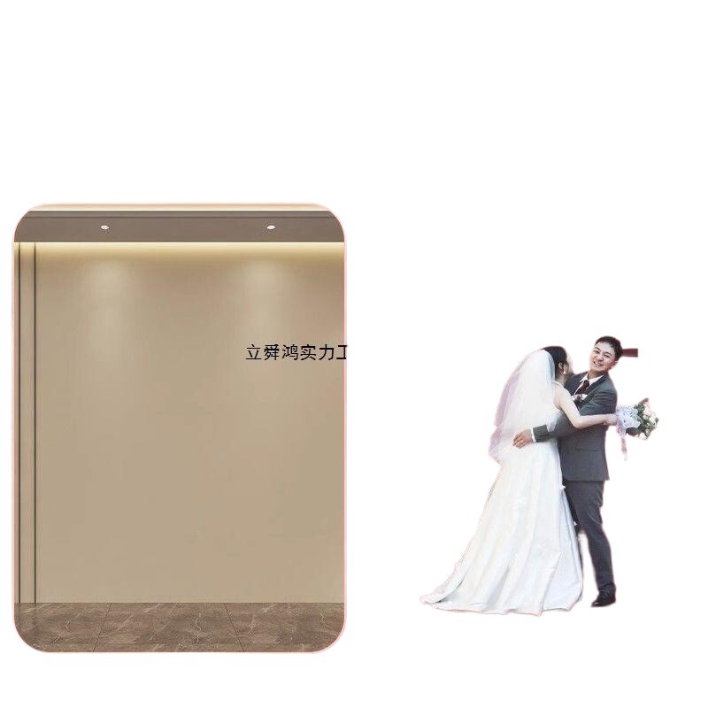 结婚背景墙布置婚礼婚庆出阁宴现场景装饰全套农村庭院留影区kt板|undefined