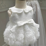 Платье для девочек, белая юбка на девочку, наряд маленькой принцессы без рукавов, наряд на выход, в западном стиле, юбка-пачка