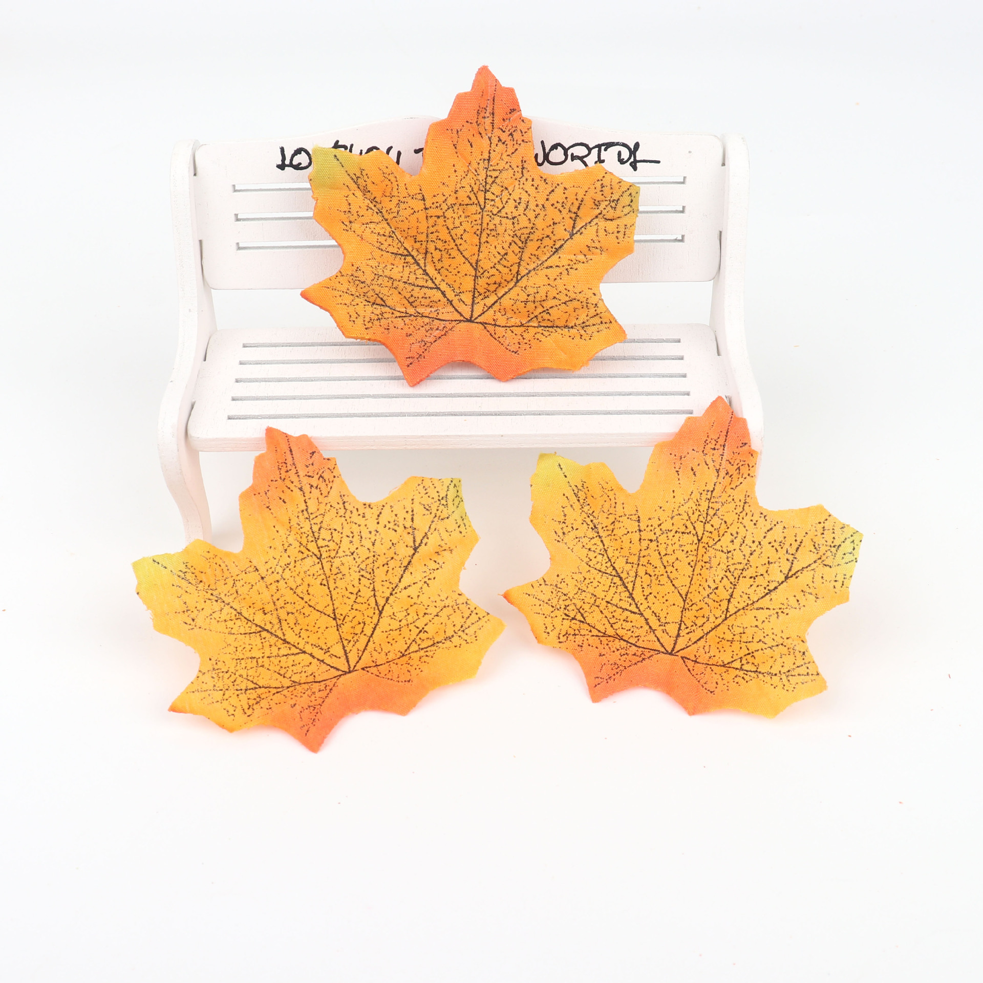 8*8cm yellow edge green