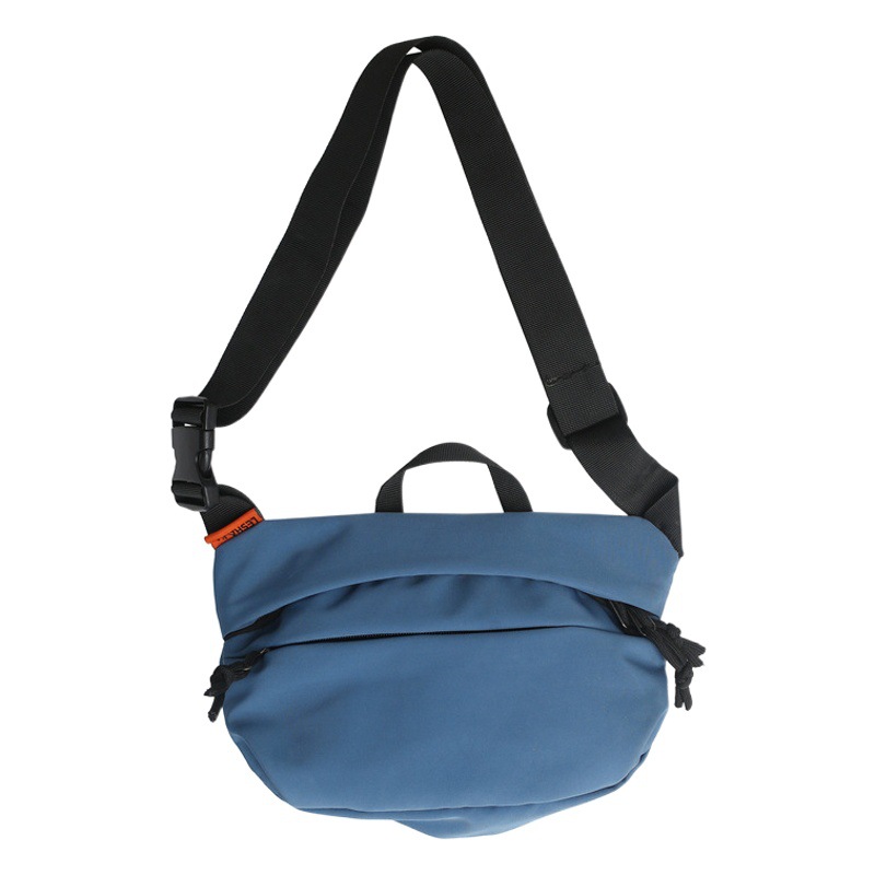 New Nylon Men's Crossbody Bag, Versatile, Fashionable, Casual, Large-Capacity, High-End, Commuting, Outdoor, Simple Shoulder Bag