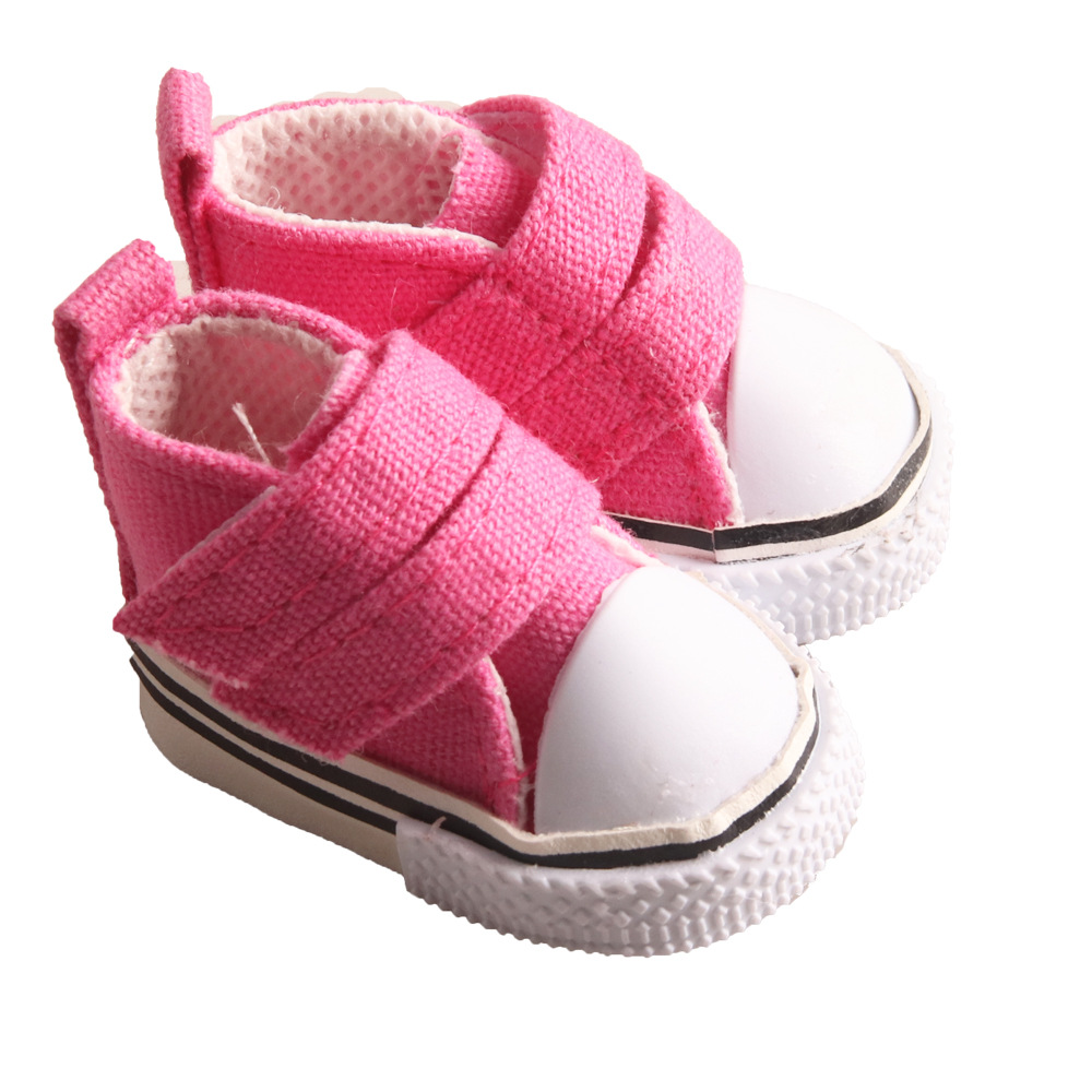 5cm zapatos de lona casuales 6 puntos bjd muñeca zapatos de lona Exo muñeca zapatos de lona
