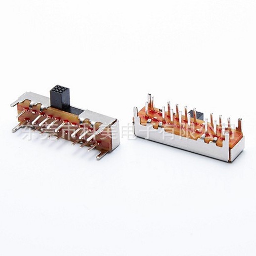 SK-43D10 卧式拨动开关 4P3T