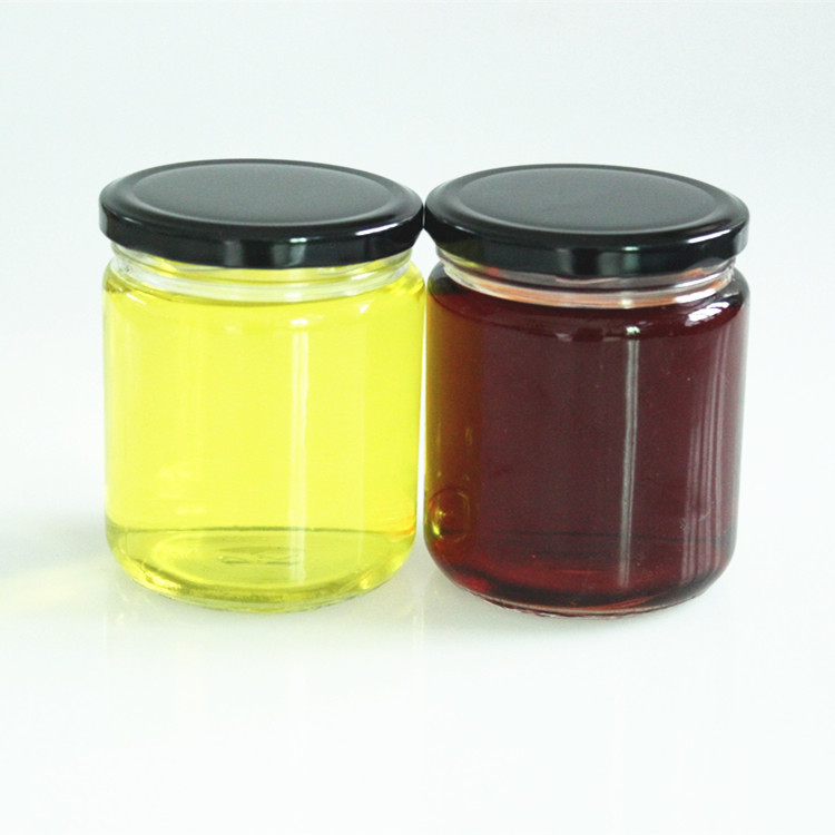 100ml-770ml圆形酱菜瓶马口铁盖麻汁瓶璃蜂蜜瓶罐头瓶辣椒酱瓶
