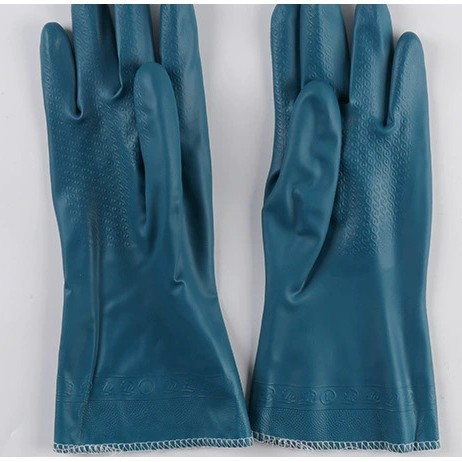 Guantes de lavado de platos cepillo de goma impermeable cocina de PVC limpio espesado duradero antideslizante desgaste doméstico al por mayor