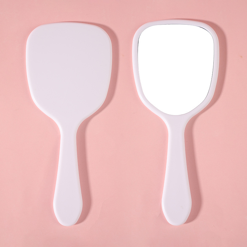 Nuevo espejo de mano con logo imprimible | Espejo pequeño portátil, lindo y elegante, venta al por mayor