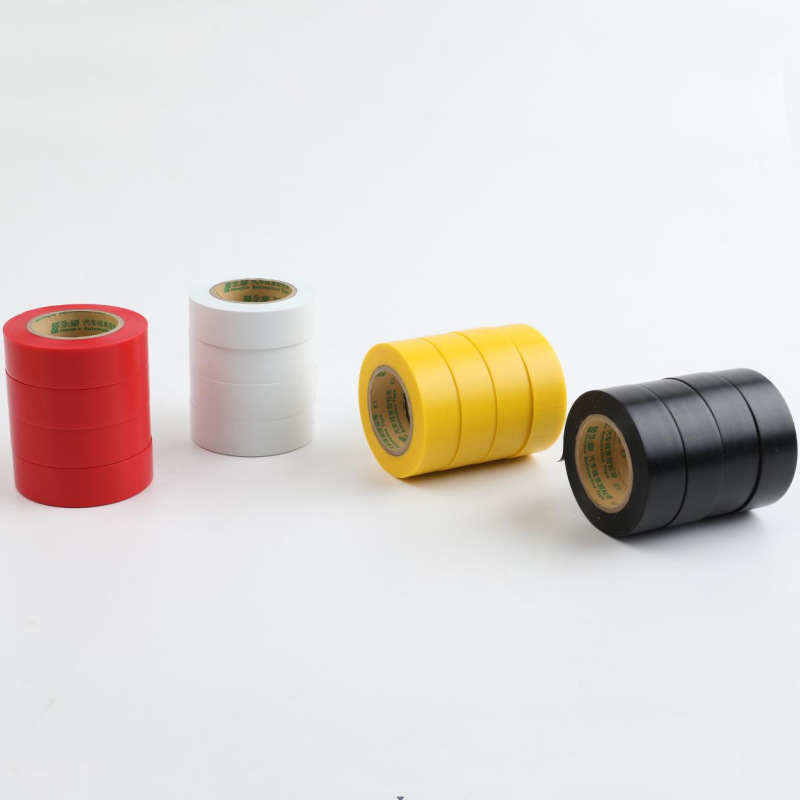 永乐黄色PVC汽车线束胶带耐温105度耐拉伸耐磨环保阻燃车用