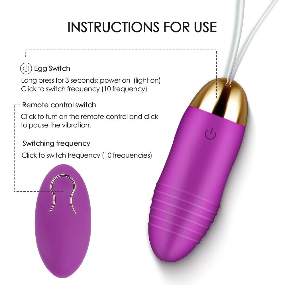 Dancing Elf Remote Control Vibrating Egg, Rechargeable Silicone Couples Wearable Toy — detail image 2