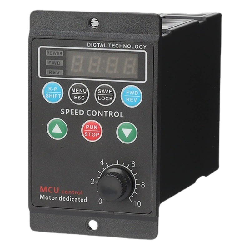 AC220 Маленький простой трехфазный векторный преобразователь частоты двигателя, прецизионный электронный контроллер регулирования скорости T13-750W-12-H