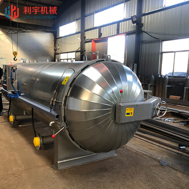 圆形食用菌灭菌柜  大球盖菇杀菌锅 杏鲍菇灭菌设备利宇机械