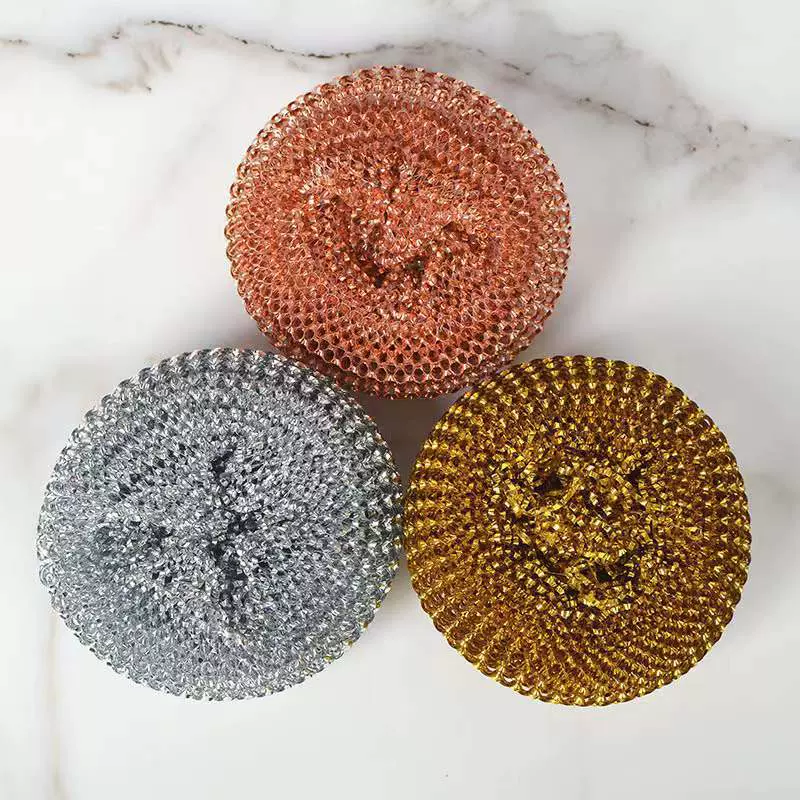 不锈钢pet清洁球8g铁丝洗碗锅锈刷子钢丝球10g刷锅刷碗钢丝棉刷子