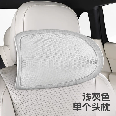 Waist support Support, Headrest, and Neck Support - single-headrest-light-gray