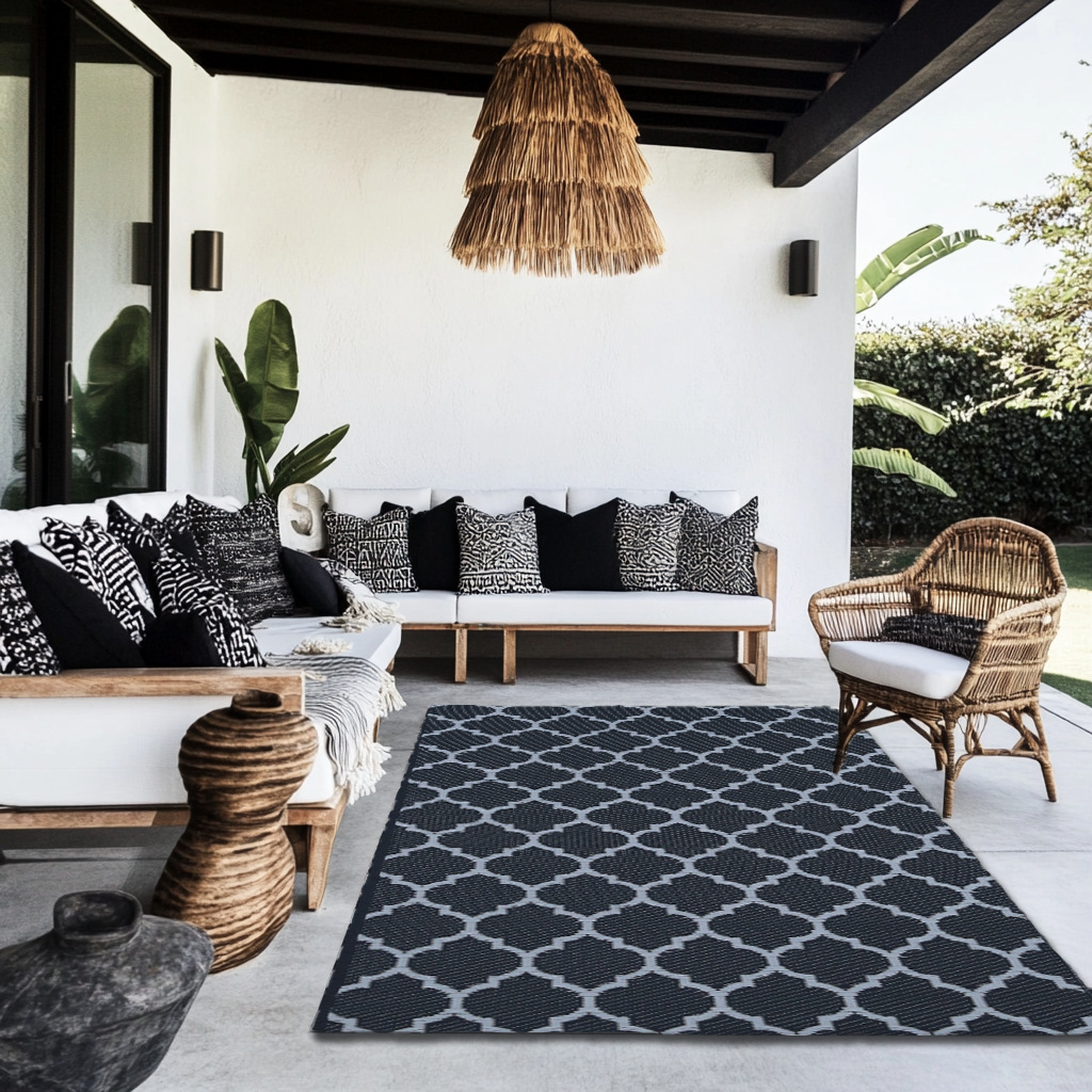 소스 공장 접이식 자카드 방습 피크닉 매트 방수 야외 매트 캠핑 RV 장면 재고 있음