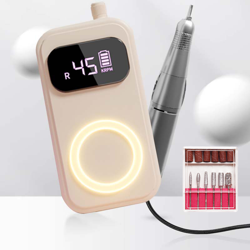 クロスボーダー新しいポータブルマニキュアプロフェッショナルマニキュアリムーバー 45000 rpm 電池式マニキュア研磨機で角質を研磨|undefined