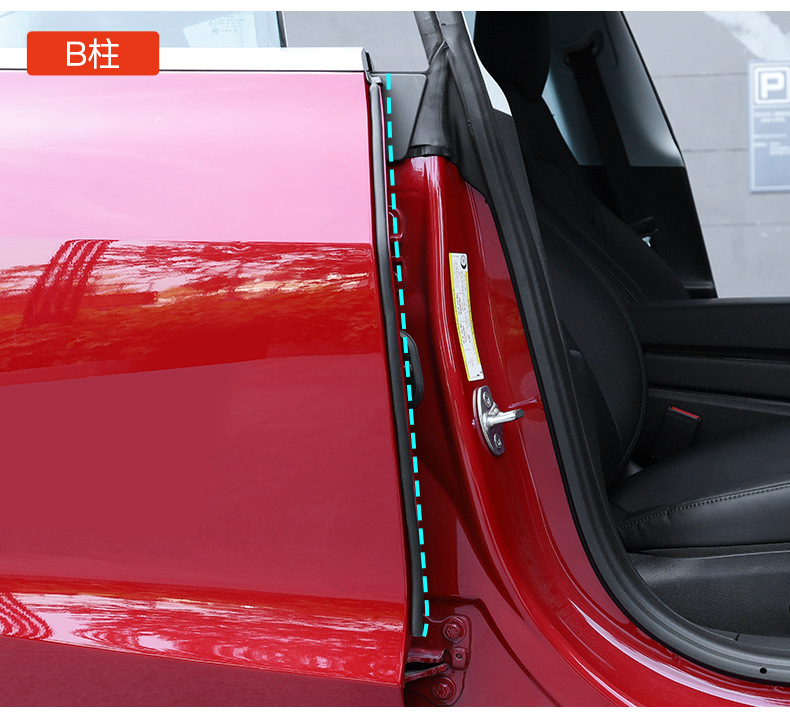 Soundproof Sealing Strip for Tesla Model 3/Y, Noise Reduction