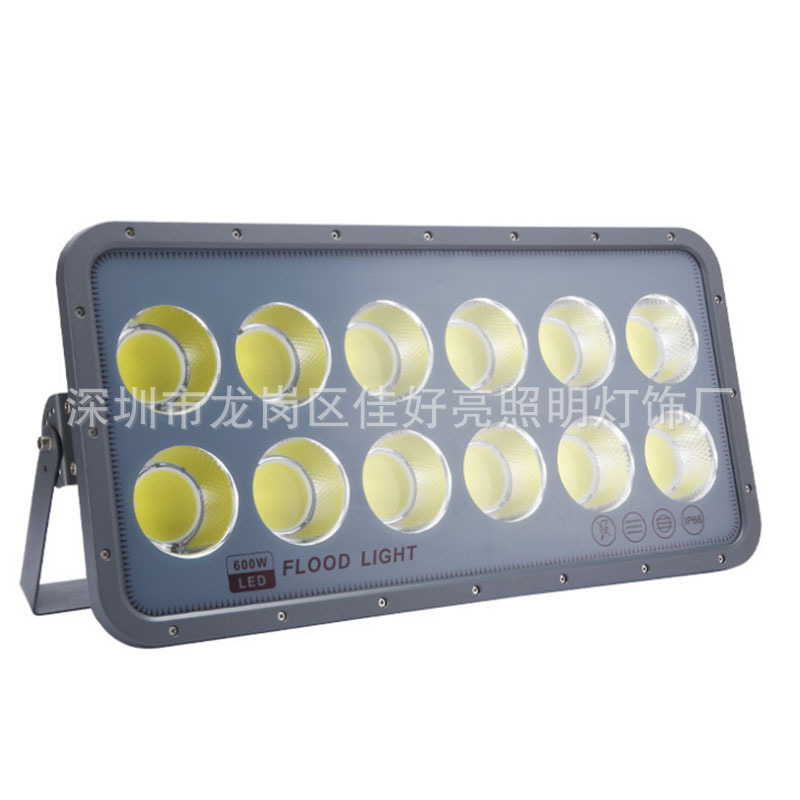 Reflector LED de 400W para exteriores, impermeable, para estadios, iluminación de alta potencia, proyección de luz.