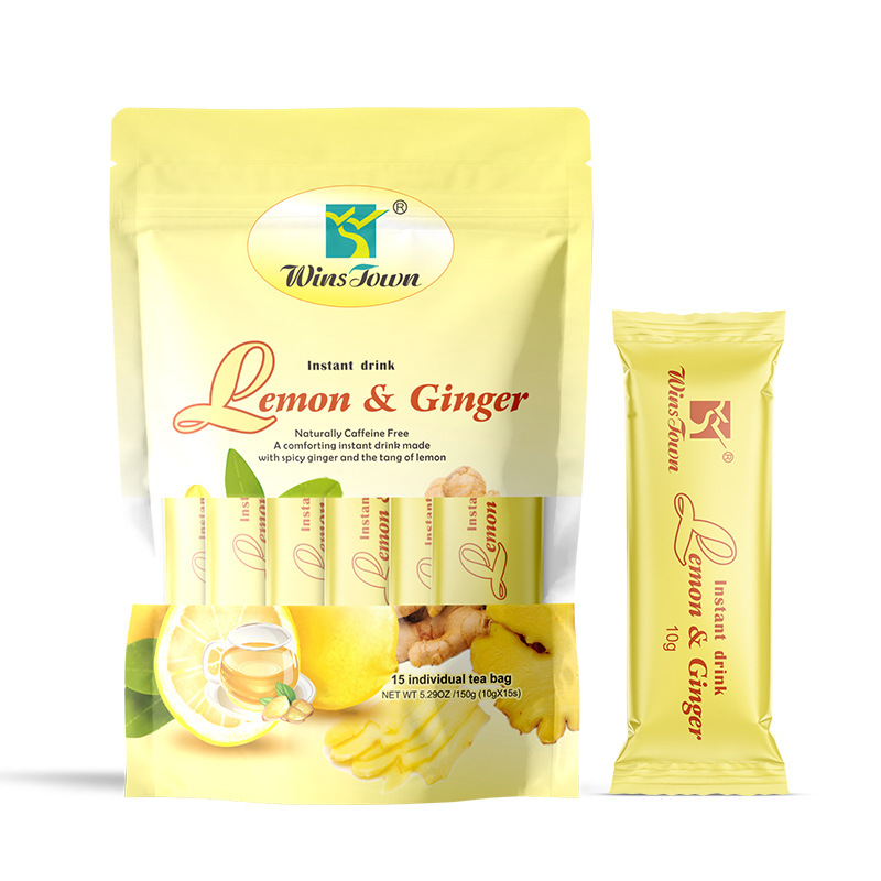 Cross-Border Export Lemon Ginger Drink Lemon Ginger Tea Skin Antioxidant Tea