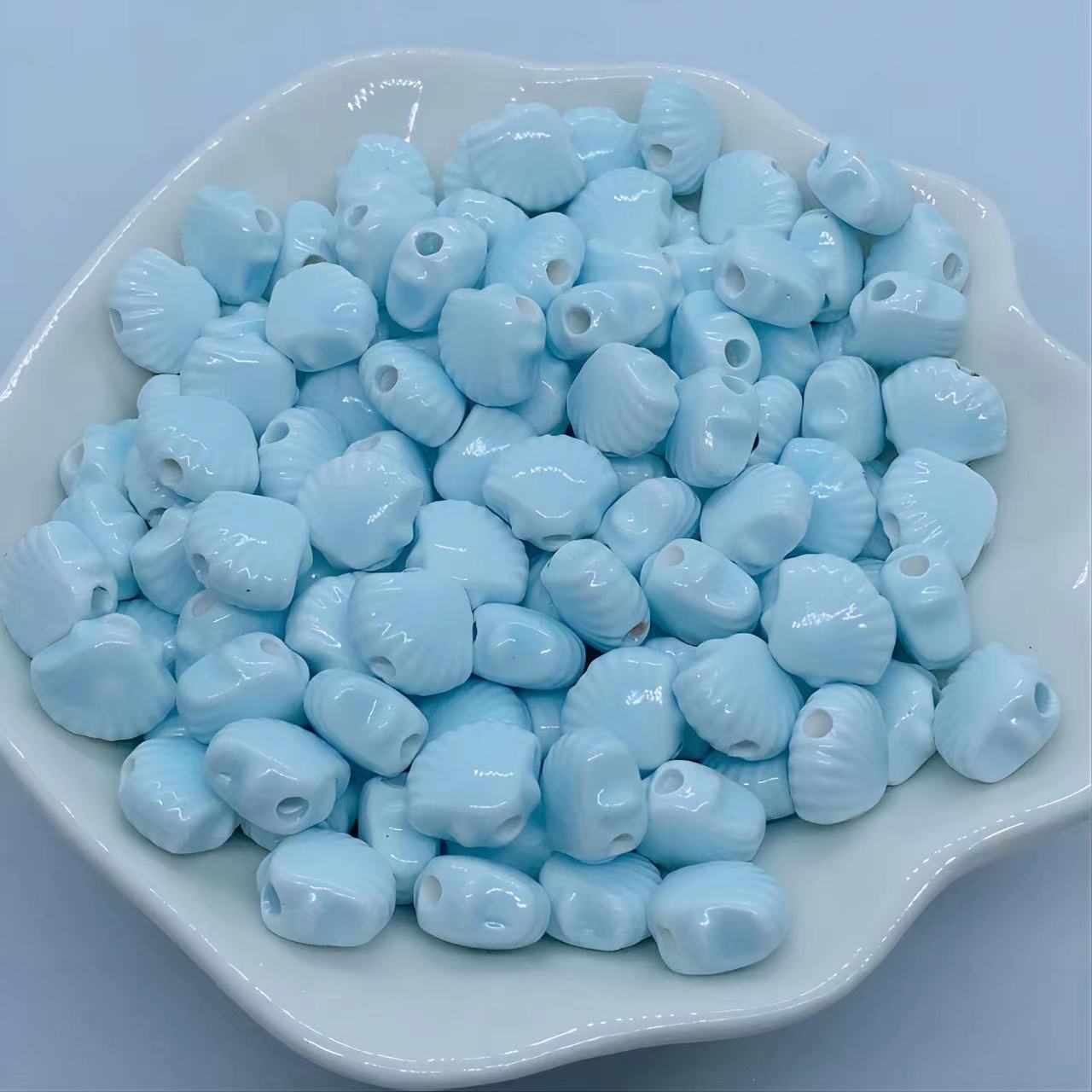 10 PCS/Package Ceramics Shell DIY Jewelry Accessories Beads display picture 5