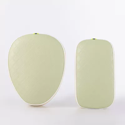 Electric car cushion – leather seat cover - mist-grass-green-front-and-back-set