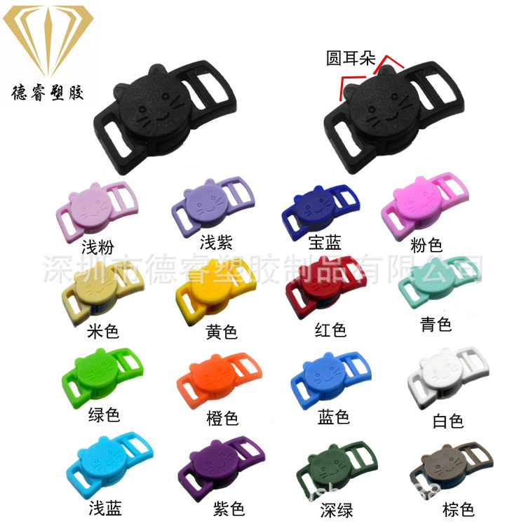 Plastic crooked small choker with clasp, 10mm
