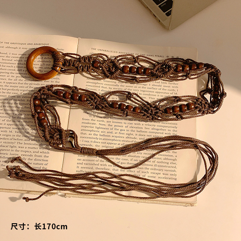 波西米亚复古腰带女新款感配裙子百搭腰链小众设计感配饰|undefined