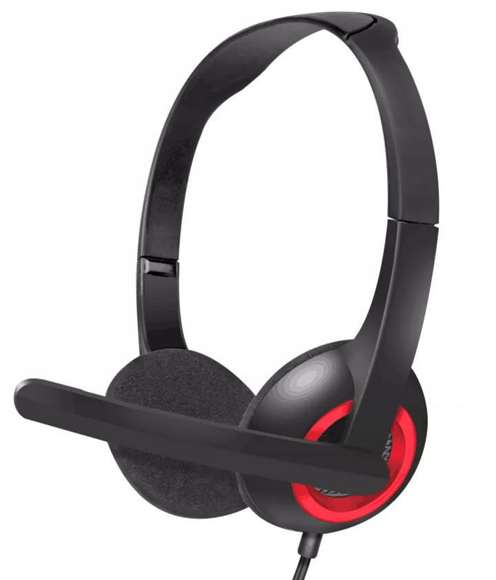 Wearing wired USB with remote control for learning, office, education, teaching, call center earphones_voghion.com