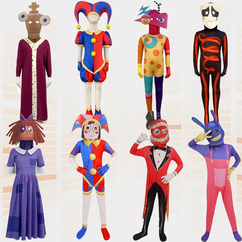 Костюм для косплея «Цифровой цирк» (Памни), комбинезон, сценический костюм, европейско-американский трансграничный поставщик