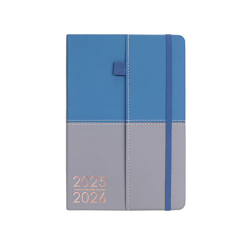 跨境现货2026笔记本日程本绑带年历本周计划记事本365天日程规划|undefined