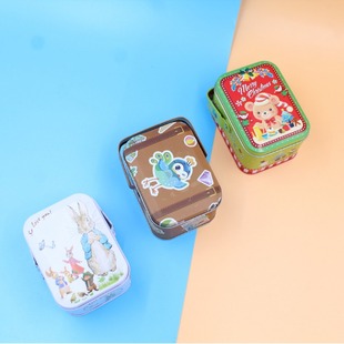 Customized Taiwanese Nougat Hand-Held Tin Can Souvenir Tin Box Mongolian Milk Candy Chocolate Satchel Tin Box