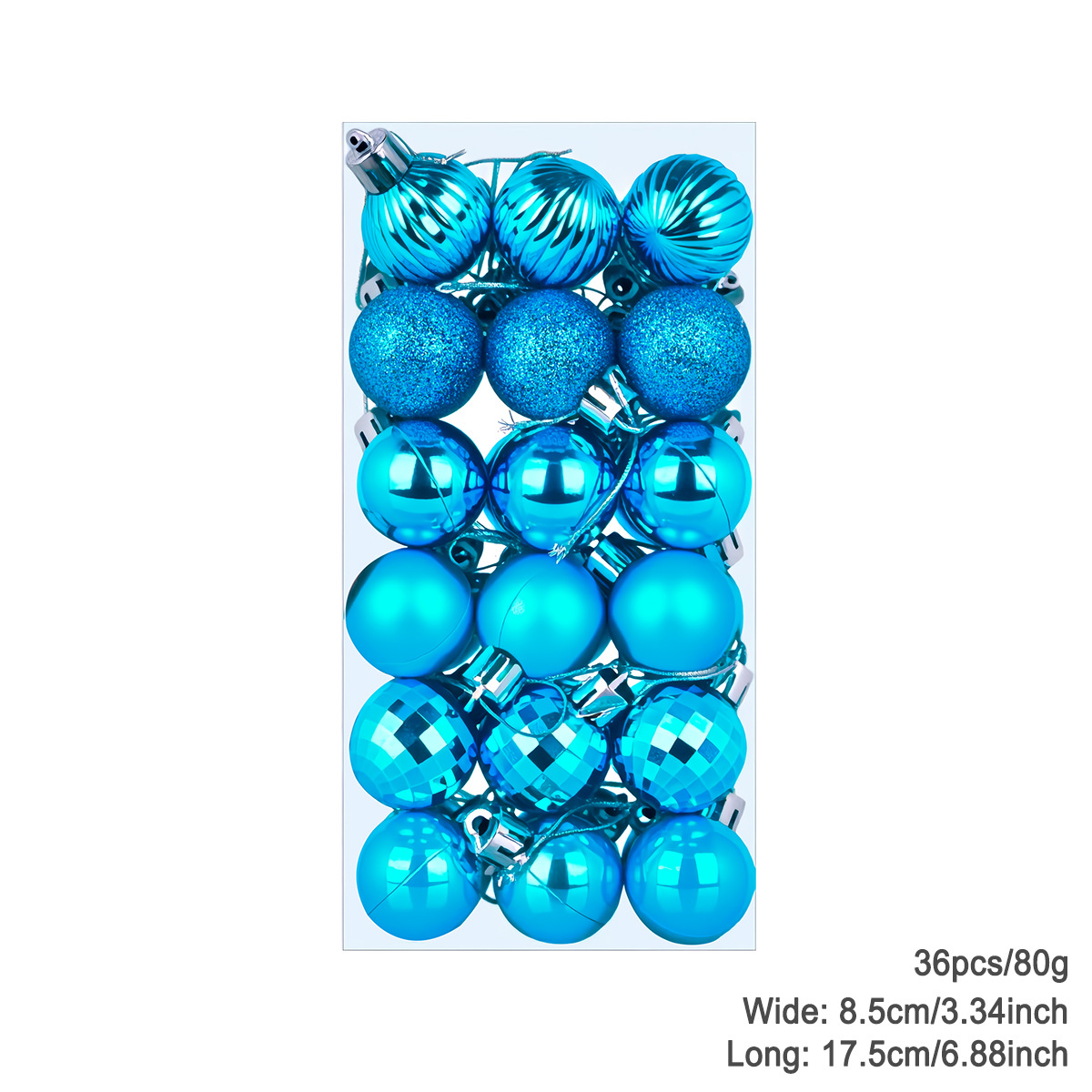 Transfronteriza decoraciones de Navidad Bola de galvanoplastia árbol de Navidad colgante bola decorativa bola colgante 3cm-36pvs BOLA DE Navidad