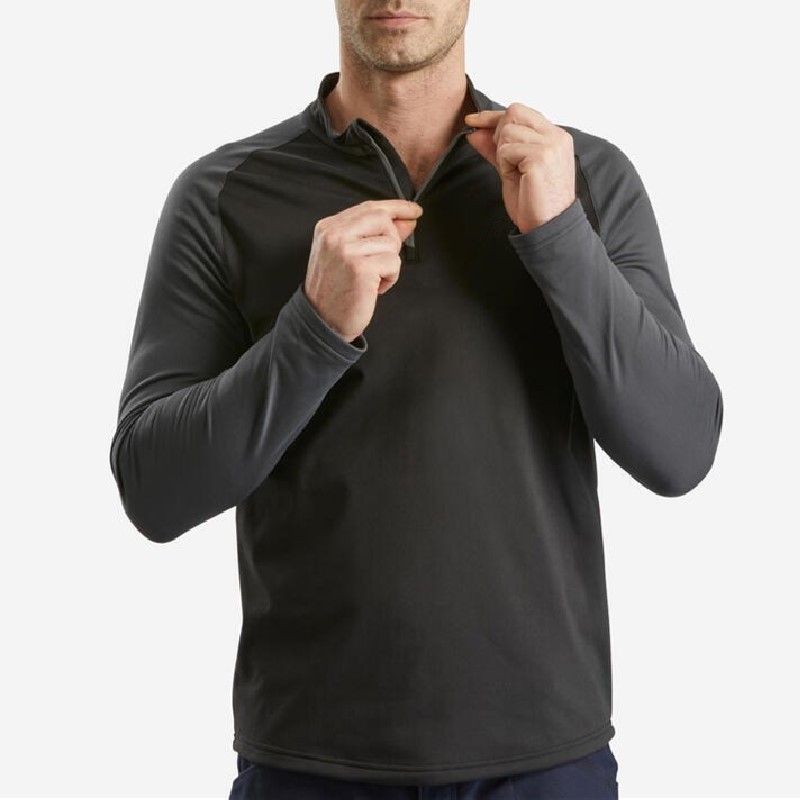 Customized Autumn High-Quality Half-Zip Training Clothes for Men, Quick-Drying Long-Sleeved Golf Clothes, Outdoor Sports Clothes for Men