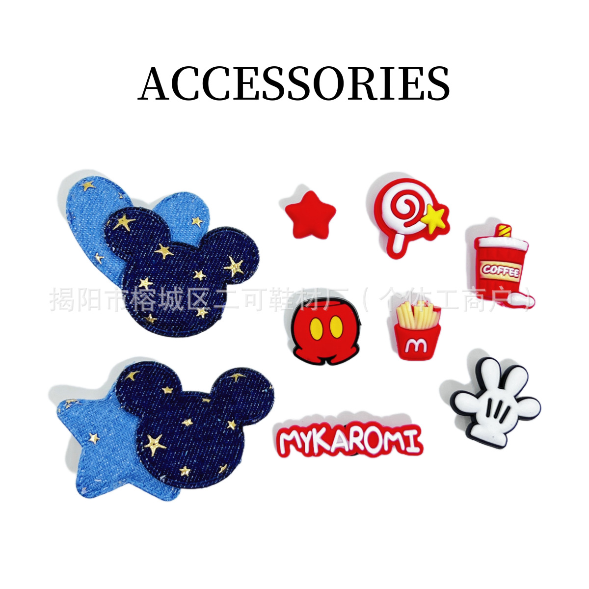 INS primavera nuevo ballet de perla punto de onda arco agujero agujero zapatos de ballet hebilla coreana diy accesorios desmontables