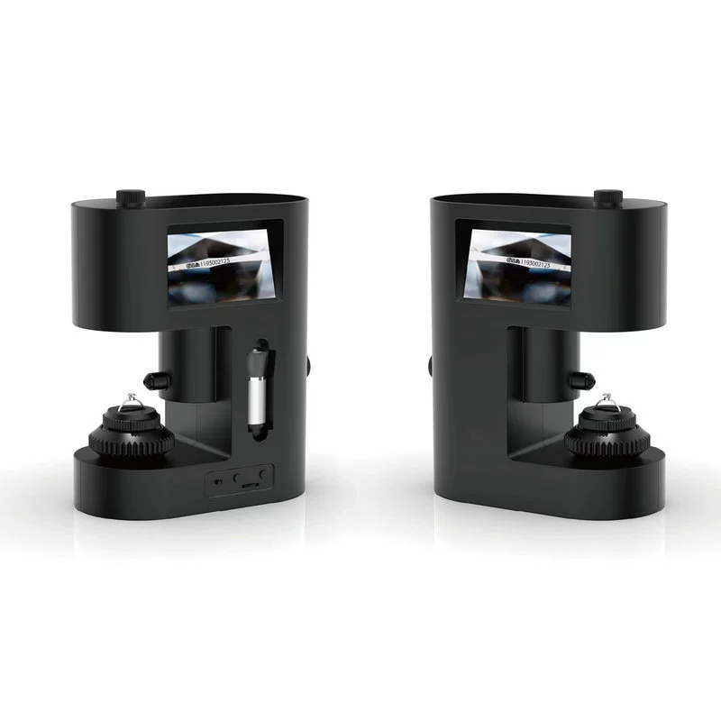 V01 Многофункциональный ЖК-двухэкранный алмазный микроскоп Diamond Наблюдатель Diamond Exhibit Diamond Exhibit Зеркало с кодом талии