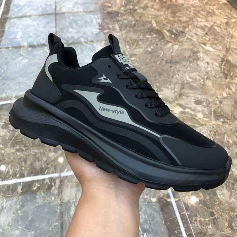 Zapatos para hombres 2026 otoño nuevos zapatos casuales de hombre con suela suave con lazos de combinación de zapatos deportivos ligeros para correr al aire libre image 8
