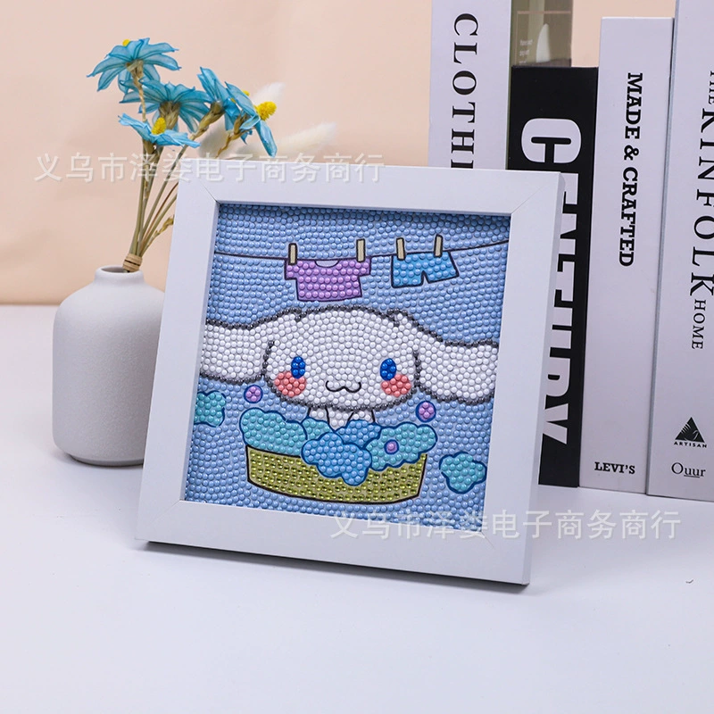 Набор для алмазной вышивки (Sanrio) Пикачу в раме, 17×17 см, комплект для полного стежка DIY