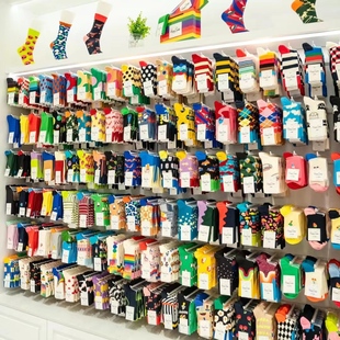 happysocks��Ş���½��䱬Ů�m�r�аٴ�ins��HS������Ͳ�m