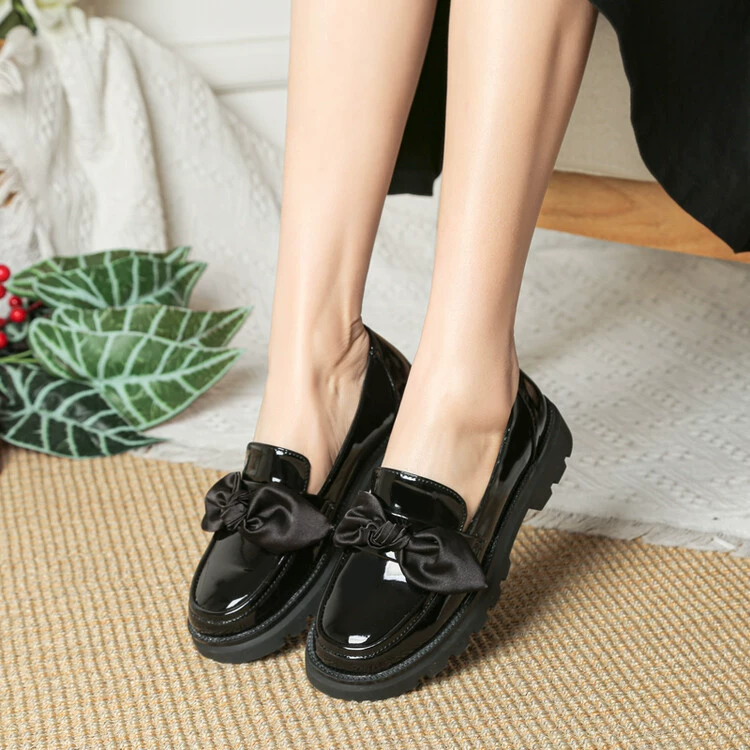 Женская обувь в Корейском стиле, черная Однослойная обувь на R-подошве, Маленькая кожаная обувь JK в британском стиле, обувь принцессы для девочек, детские лоферы