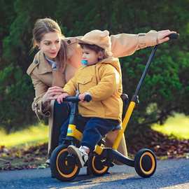 儿童平衡车滑步车三轮脚踏宝宝滑行溜溜车小孩学步婴儿车代发