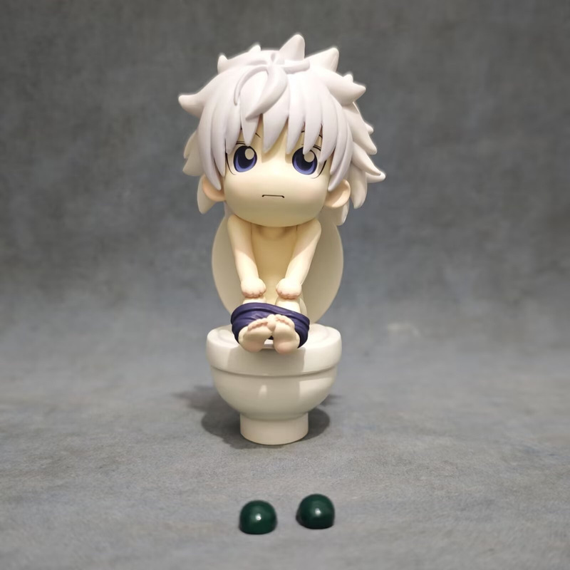 Full-Time Hunter Magnetic Kagebou Toilet Scene Slippers Gk Figure Ornament Model