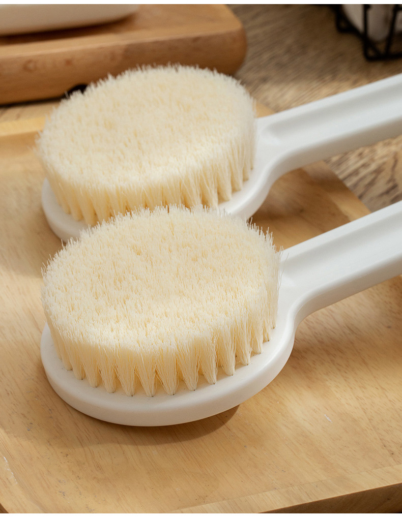 Fashion Solid Color Pp + Nylon Wool Bath Brush 1 Piece display picture 1