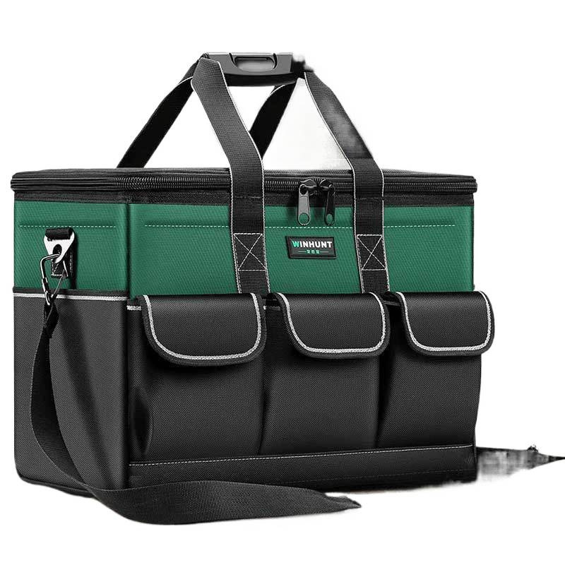 Kit de herramientas de hardware eléctrico cuadrado nuevo paquete de bolsas de almacenamiento multifuncional bolsa de almacenamiento duradera y robusta