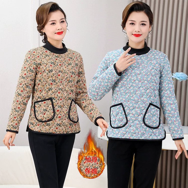 Мама верблюжий бархатный хлопчатобумажный халат