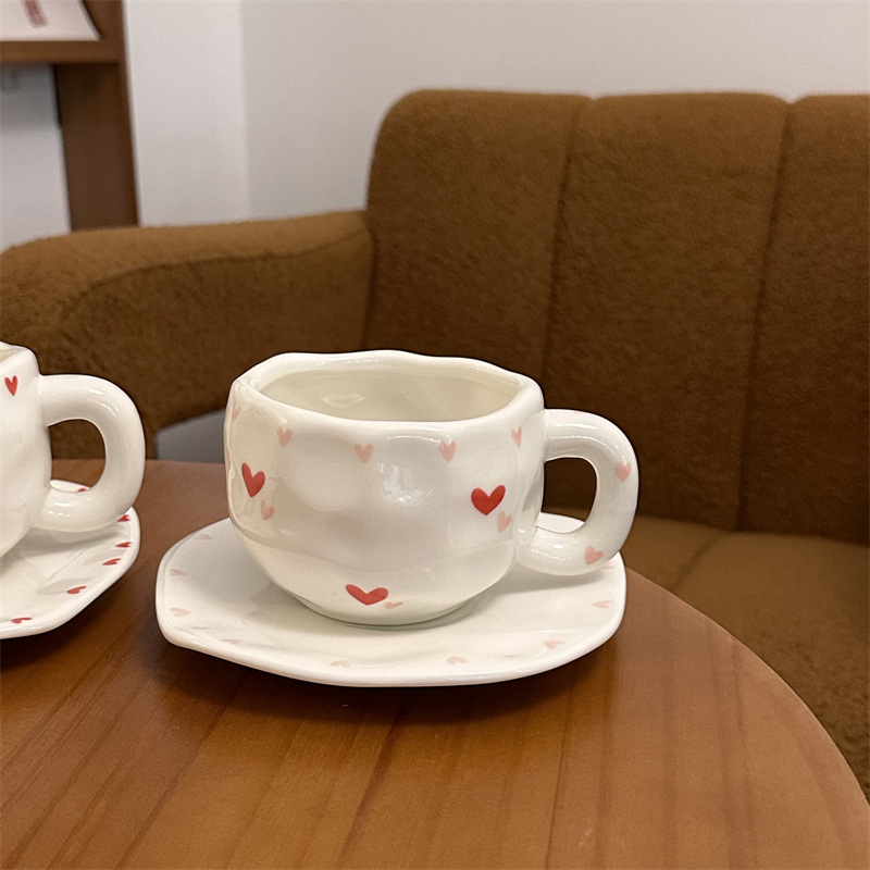 260g Weight Water Bottles Kitchen and drinking utensils 1 Piece Quantity Daily Occasion ceramics Material Heart Shape, Flower, Bow Knot Pattern Cute Style Cute Heart Shape Flower Bow Knot Ceramics Water Bottles 1 Piece 5