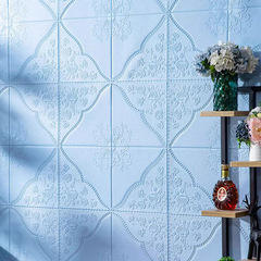 加厚防水防潮自粘泡沫牆貼客廳電視背景牆壁紙水泥牆翻新鋁膜貼紙