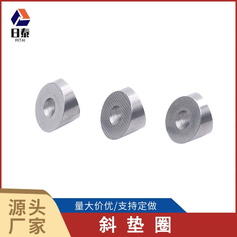 Прямые поставки с фабрики косая Шайба из нержавеющей стали 316 Шайба из нержавеющей стали резьбовые концевые шпильки аксессуары для лестничных ограждений