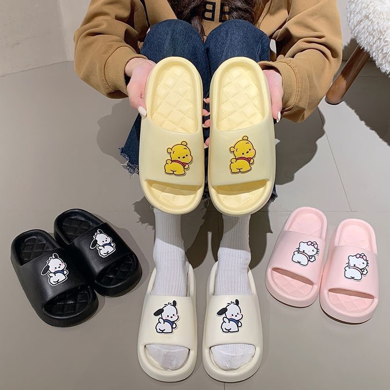 Zapatillas de verano para mujeres zapatillas de hombre zapatos caseros baño interior pareja zapatillas Eva zapatillas frías hombre