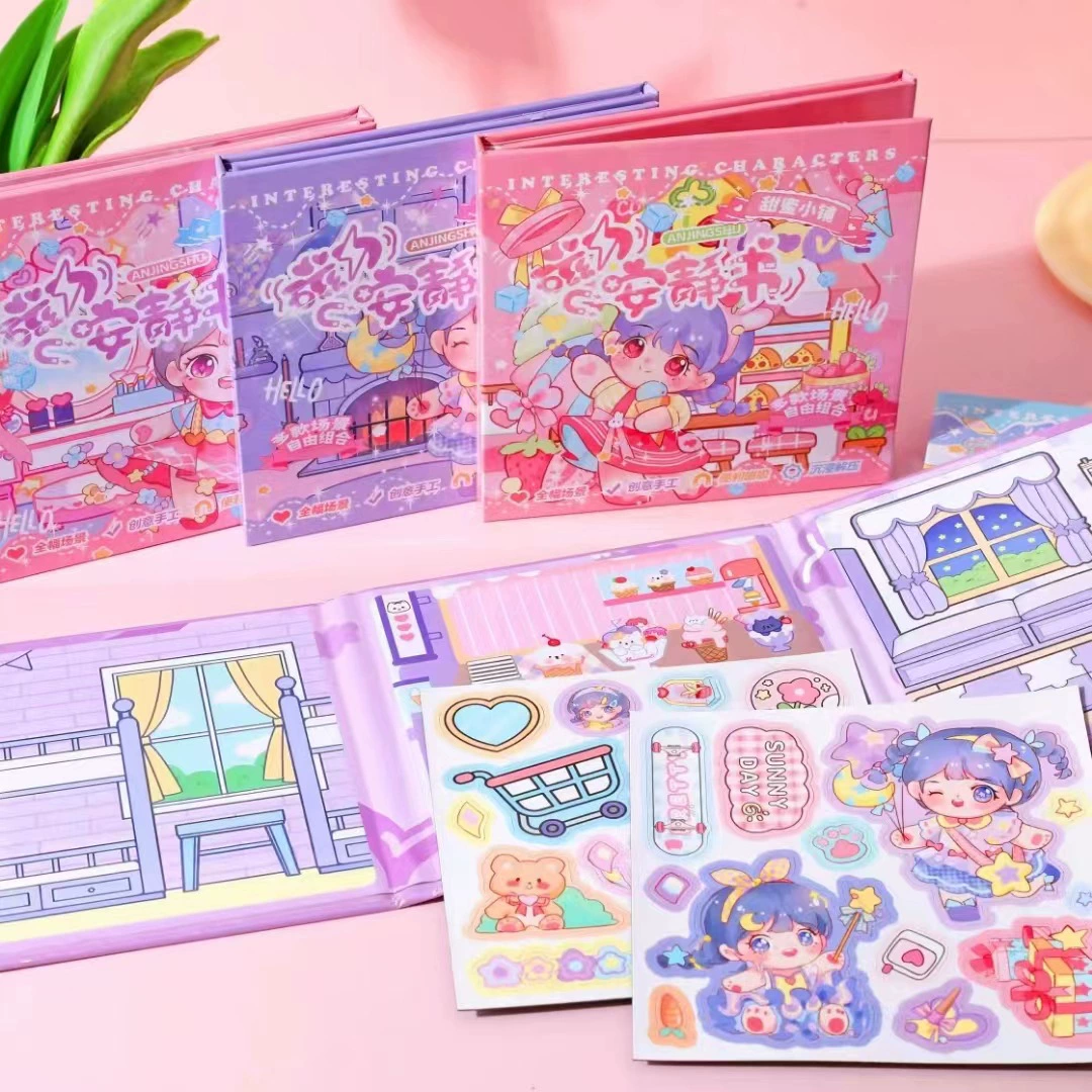 Безмятежная книга для детей маленькая девочка развивающая игрушка ручная магнитная декомпрессионная тихая