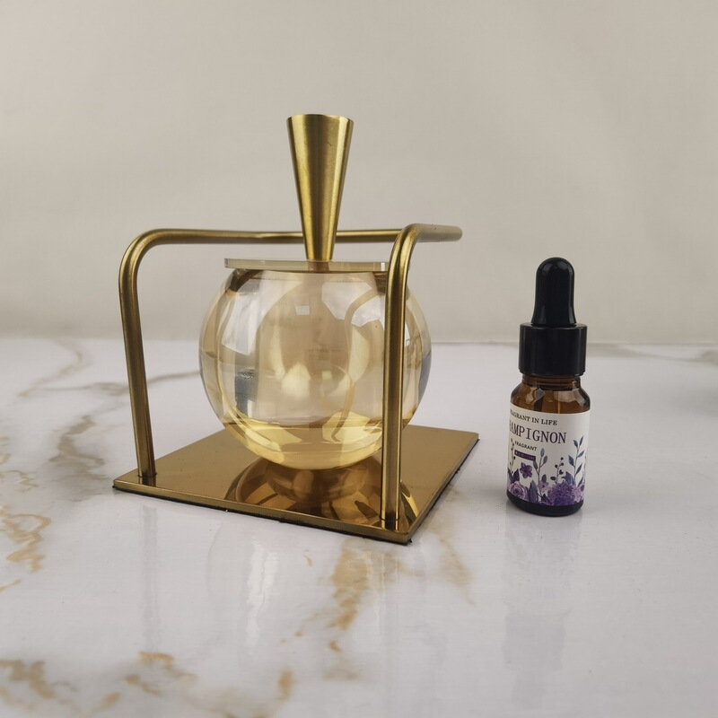 現代の軽豪華水晶無火香薫ろうそく拡香器精油結晶石香雰囲気デスクトップ寝室装飾サンプルプレート間|undefined